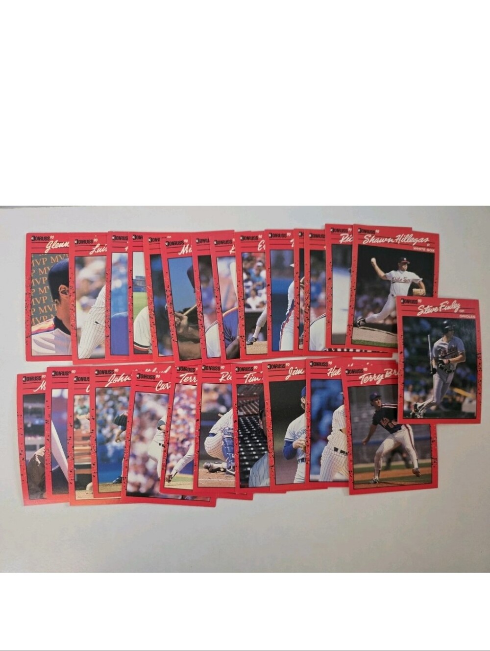 1990 Donruss Major Leauge Baseball Cards - Lot of 26 - No Duplicates